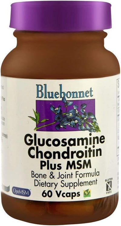 BlueBonnet Glucosamine Chondroitin Plus MSM - 60 Vegan Capsules