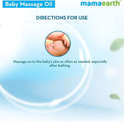 Mamaearth Baby Massage Oil - 100% Natural Ingredients, Dermatologically Tested, 200ml - Image 5