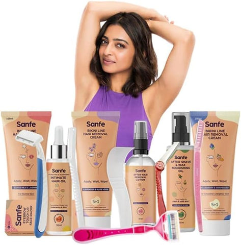 Sanfe Hair Removal Gel with Aloe Vera & Coconut Extracts - 100ml - Image 7