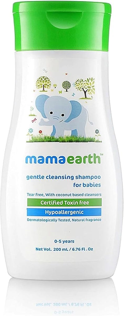 Mamaearth Baby Shampoo with Aloe Vera & Jojoba Oil - Gentle Cleansing, 200ml