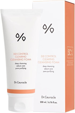 Dr.Ceuracle 5α Control Clearing Cleansing Foam with Salicylic Acid - 200ml