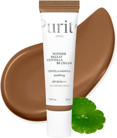 Purito Wonder Releaf Centella BB Cream with SPF 30 PA+++ - Caramel Beige, 30ml