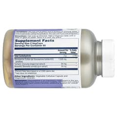 Solaray Glucosamine Sulfate 1500MG W/ Turmeric & Boswellia V 120 CAP's