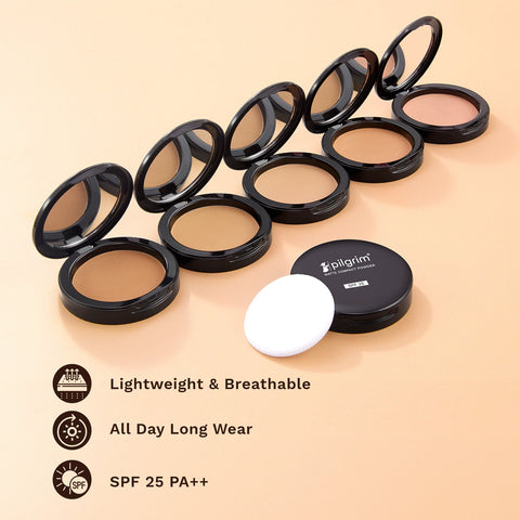 Pilgrim Compact Powder Entry Level Almond 7g