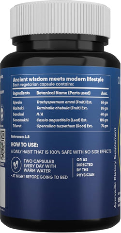 Aadar Relax Pro Capsules for Constipation & Gastric Relief - 60 Count - Image 2