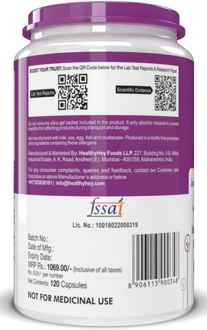 HealthyHey Potassium Citrate - 730mg, 120 Vegetable Capsules - Image 7