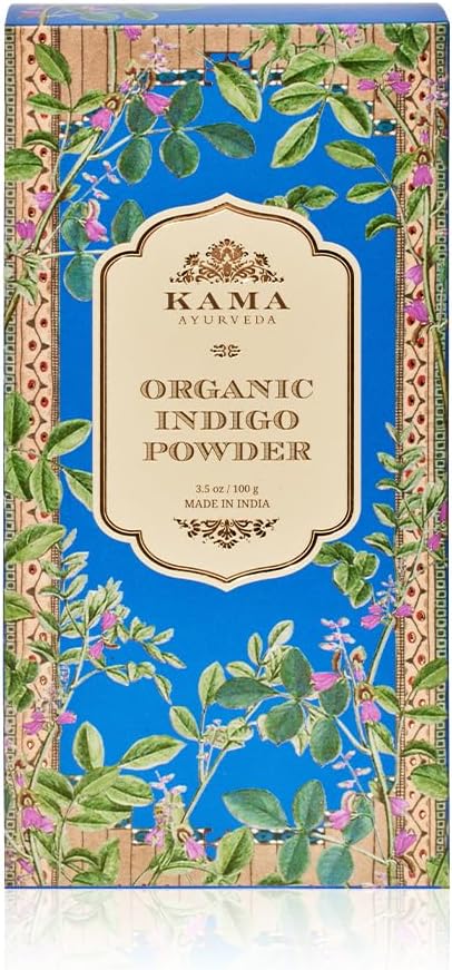 Kama Ayurveda Organic Indigo Hair Colour Powder, 100g