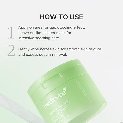 Medicube Exosome Cica Calming Pads with Tea Tree & Centella Asiatica - 100 Vegan Pads - Image 5