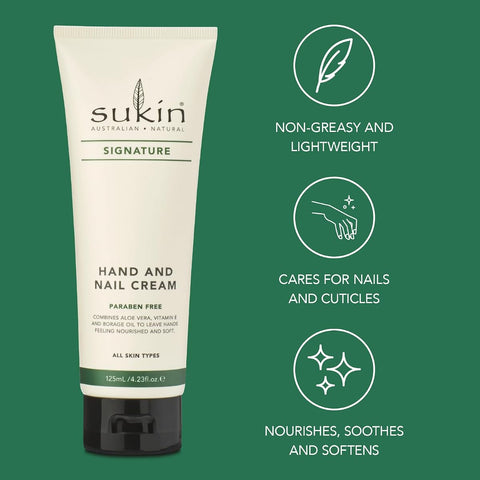 Sukin Hand & Nail Cream - Non-Greasy, With Soy Protein - 125ml - Image 4