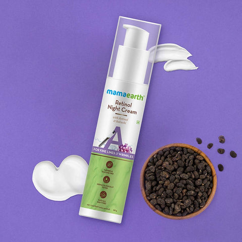 Mamaearth Retinol Night Cream with Bakuchi - Anti-Aging Treatment, 50g - Image 3