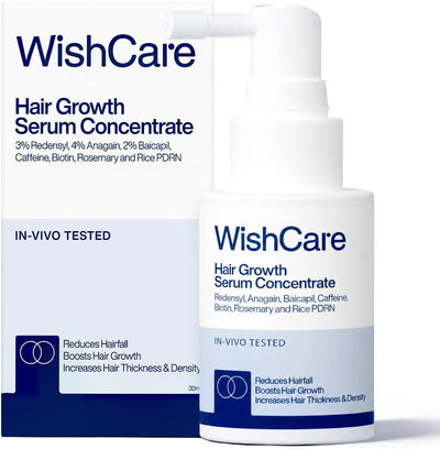 WishCare Hair Growth Serum Concentrate - Redensyl & Anagain, 30ml