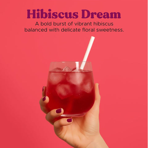 OneShot Hydrate Electrolyte & Vitamin Powder - Hibiscus Dream, Sugar-Free, 14 Sachets - Image 7