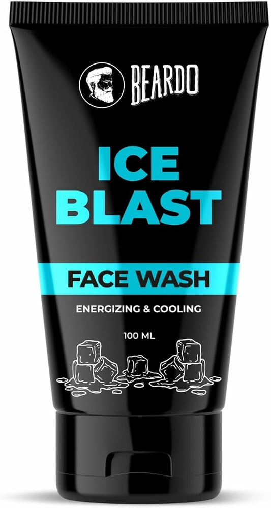 Beardo Ice Blast Face Cleanser with Aloe Vera & Vitamin E - 100ml