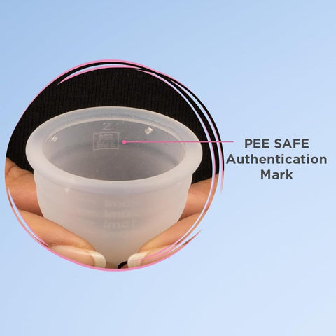 Pee Safe Large Menstrual Cup - Medical-Grade Silicone, 20ml Capacity - Image 7