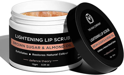 The Man Company Lip Scrub - Brown Sugar & Almond Oil, 10g - Image 7