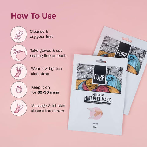 Furr Exfloating Foot Peel Mask
