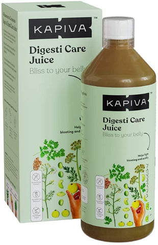 Kapiva Digesti Care Juice - Provides Relief From Acidity & Bloating | Goodness of Amla, Jeera, Ajwain, and Hing to Aid Digestion and Metabolism (1L)