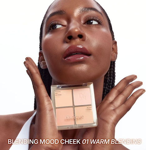 Dasique Blending Mood Cheek Palette #01 Warm Cinnamon Tea - 4 Shades - Image 7