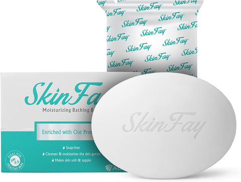 SKINFAY Face Moisturiser with Oat Proteins & Aloe Vera - Soap-Free, 75gm - Image 4