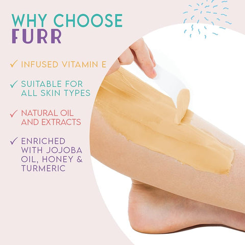 Pee Safe FURR Natural Hair Removal Cream with Vitamin E - 50g - Image 6
