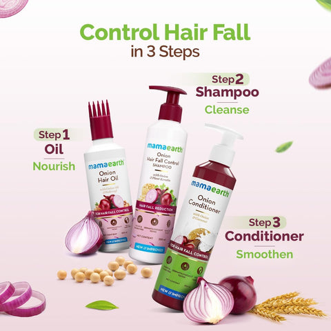 Mamaearth Onion Hair Oil - Nourishing Hair Treatment, 150ml - Image 5