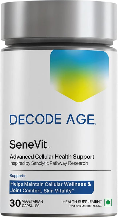 Decodeage SeneVit Capsules - Senolytic Blend with Fisetin, 30 Vegan Capsules