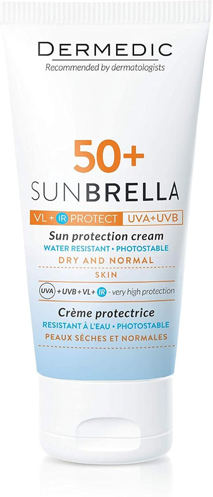 Dermedic Sunbrella SPF 50+ Sun Protection Cream for Dry & Normal Skin - 50g