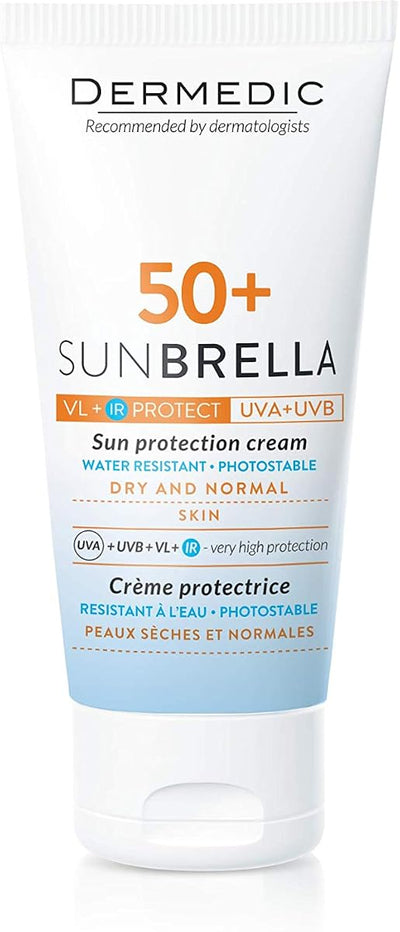 Dermedic Sunbrella SPF 50+ Sun Protection Cream for Dry & Normal Skin - 50g