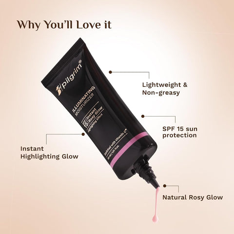 Pilgrim Illuminating Glow Face Moisturizer with Kakadu Plum SPF 15 - 30ml - Image 5