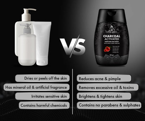 Urban Gabru Activated Charcoal Face Wash for Men - 120g - Image 7