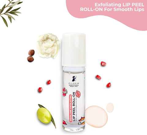 Pilgrim Squalane Lip Peel Roll-On with Lactic Acid & Hyaluronic - 6ml - Image 3