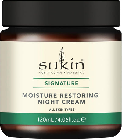 Sukin Moisture Restoring Night Cream - Rosehip & Shea Butter, 120ml