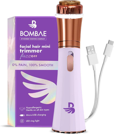 Bombay Shaving Bombae Mini Facial Hair Trimmer - Hypoallergenic, Lipstick-Sized - 1 Piece