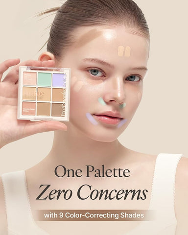 Dasique Pro Concealer Palette #01 Cover - 9 Shades for All Skin Tones - Image 5