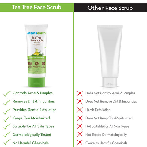 Mamaearth-Tea Tree Face Scrub,100G