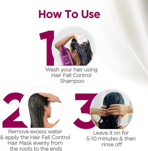 BBlunt Hair Fall Control Hair Mask with Pea Protein & Caffeine - 250g - Image 4