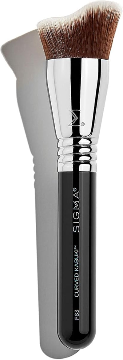 Sigma Beauty F83 Curved Kabuki Makeup Brush - Professional, Vegan, Cruelty-Free