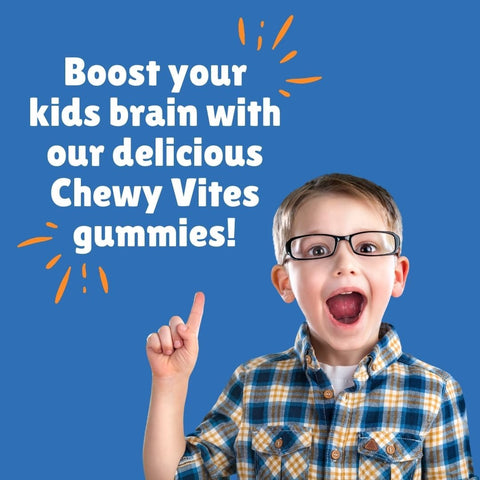 Chewy Vites Kids Brain Support Gummies with Omega 3 DHA - 60 Count - Image 7
