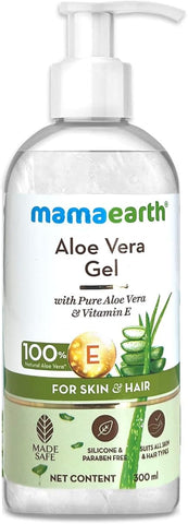 Mamaearth Aloe Vera Gel for Skin & Hair - Hydrating, 300ml