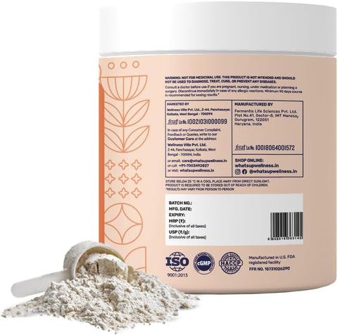 What's Up Beauty Collagen - Unflavoured Powder with Marine Collagen - 200g - Image 2