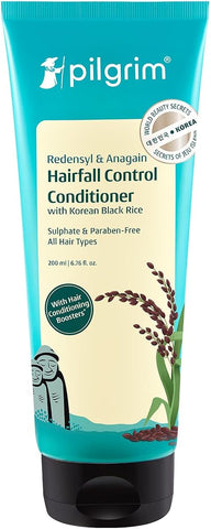 Pilgrim Redensyl & Anagain Hairfall Control Conditioner with Korean Black Rice - 200ml