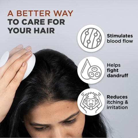 Pee Safe Scalp Massager & Shampoo Brush - Silicone, 1 Count - Image 5