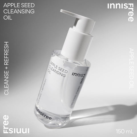 Innisfree Apple Seed Cleansing Oil - Hydrating Face Cleanser, 150ml - Image 8