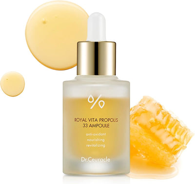 Dr.Ceuracle Royal Vita Propolis 33 Ampoule - Face Serum with Propolis Extract, 30ml