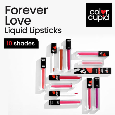 Color Cupid Liquid Lipstick with Hyaluronic Acid & Ceramide - Long Stay Red LL1 - 4ml - Image 6