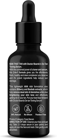 Beardo De-Tan 2-in-1 Toning Serum with Alpha Arbutin - 30ml - Image 7