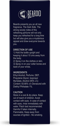 Beardo Dark Side Men's Perfume - Skin-Friendly Fragrance 100ml - Image 8