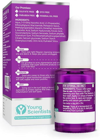 The Derma Co Vitamin C Face Serum - 10% with Niacinamide & Hyaluronic Acid, 10ml - Image 7