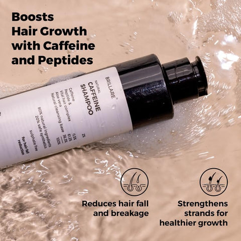Brillaire Caffeine Shampoo - Hair Fall Control, Sulfate-Free - 200ml - Image 3
