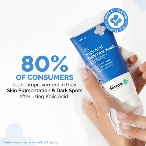 The Derma Co Face Wash with 1% Kojic Acid, Niacinamide & Alpha Arbutin - 100ml - Image 6